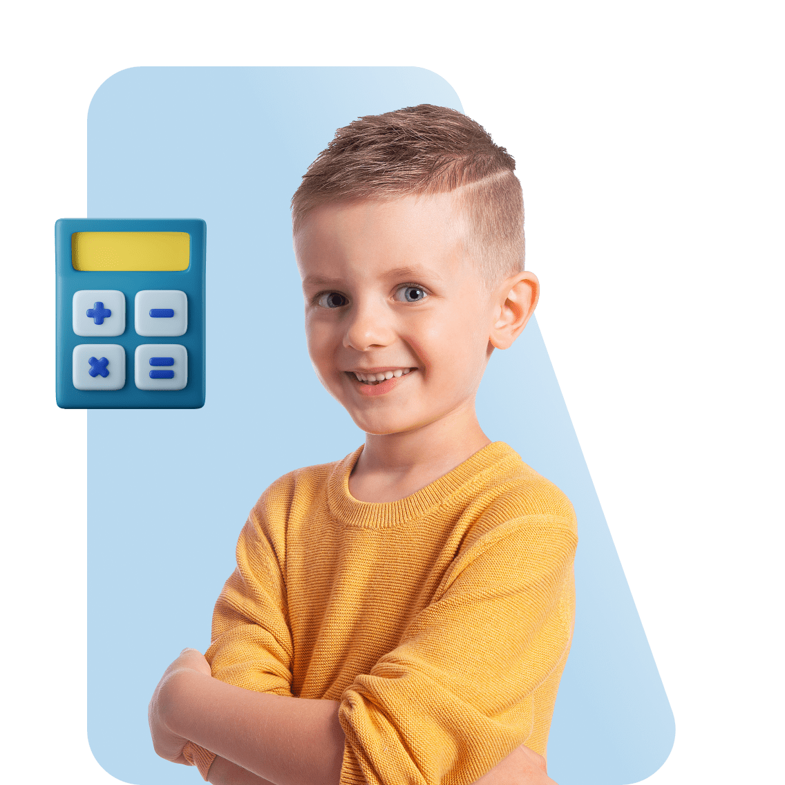 Kindergarten image 9 (name 1 Young Boy Yellow Shirt Math)